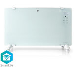 Nedis radiateur mobile � convection 2000w smartlife wi - fi thermostat r�glable