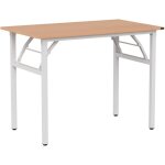Need - bureau d'ordinateur informatique pliante 100x60cm table d'tude /  dner pliable pour maison ...