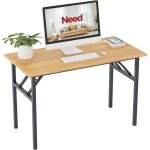 Need - bureau d'ordinateur informatique pliante 120x60cm table d'tude /  dner pliable pour maison ...