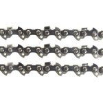 Lot de 3 chanes de trononneuse - 44 entraineurs - pas 3 / 8lp - jauge 0. 50 (1. 3mm) - guide de 30 ...