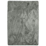 Thedecofactory - neo yoga - tapis salon lavable  base fine et souple extra doux gris clair 225x340