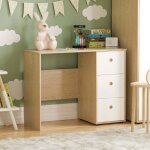 Neptune bureau informatique avec 2 tiroirs et Étagères table coiffeuse h 70, 5 x l 91, 3 x p 40 cm, blanc ... Neptune bureau informatique avec 2 tiroirs et Étagères table coiffeuse h 70, 5 x l 91, 3 x p 40 cm, blanc ...