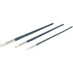 Pinceaux ronds  tableaux - lot de 3 taille 6 - 10 - 14