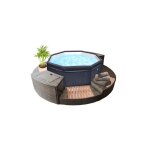 Netspa - spa portable octopus 6 places octopus + pack mobilier 5 modules
