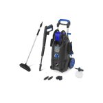 Nettoyeur haute pression ar blue clean e - 4 twin flow d avec double pompe et power brush (2500 w, pression ...