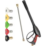 Nettoyeur haute pression pistolet avec lance et 5 nozzle, m22 jet nozzle nettoyeur haute pression pour ...