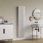 [neu. haus] - radiateur � panneaux double nore 1198 w acier 160 x 36 cm blanc