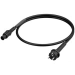 Neutrik - 1028916 alimentation c�ble de raccordement noir 3 m