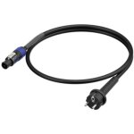 Neutrik 1036412 alimentation c�ble de raccordement noir 1. 5 m a571533