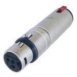 Adaptateur xlr femelle vers jack trs ¼' verrouillable, connecteur audio professionnel pré - câblé, pour ... Adaptateur xlr femelle vers jack trs ¼' verrouillable, connecteur audio professionnel pré - câblé, pour ...