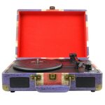 New majestic tt - 43 bt / usb / sd / ax tourne - disque entra�n� par courroie bleu, rouge, blanc