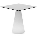 Itaca 60 table basse de 60 cm de haut avec lumi�re et recharge solaire ou par batterie pour une utilisation ...