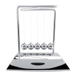 Newton's cradle balance boules en acier physique science pendule ornements bureau jouet - eosnow