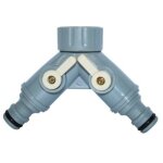 Nez s�lecteur 2 circuits rapide plastique, filetage femelle 20x27 boutt�