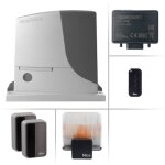 Nice - kit robus bd automatisme pour portail coulissant 1000kg 24v rb1000bdkce