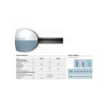 Nice - moteur spin 30 + rail 3 fois 1m irrvers 24v logique commande intgre 800 n