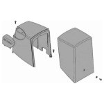 Nice - prrb03d bo�tier externe groupe plastique robus rb250hs pi�ce de rechange d'origine prrb03d