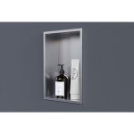 Niche murale de douche, tagre encastrable douche acier inox - 20x30x10cm - nt203010x acier inoxydable ...