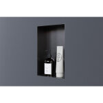 Niche murale de douche, �tag�re encastrable douche acier inox sans cadre - 20x30x10cm - nt203010x bronze ...