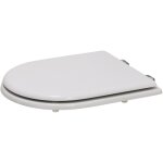 Niclam - abattant wc en bois enduit de r�sine polyester pour pots alpina dolomite n53 blanc