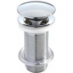 Nicoll - bonde laiton clic - clac sans trop plein pour lavabo - chrom