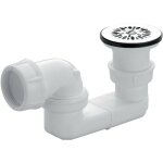 Nicoll - bonde de douche polypropylene a grille 50 mm siphon orlentable