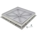 Nicoll - cadre et coffrage ctr3 pour regard 30x30cm gris clair Nicoll - cadre et coffrage ctr3 pour regard 30x30cm gris clair