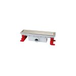 Nicoll - caniveau douche 390mm Ø40 + grille réversible Nicoll - caniveau douche 390mm Ø40 + grille réversible