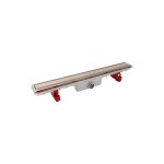 Nicoll - caniveau douche 790mm Ø40 + grille réversible Nicoll - caniveau douche 790mm Ø40 + grille réversible
