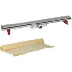 Nicoll - caniveau de douche inox rversible 690mm + natte sicanatfh70r