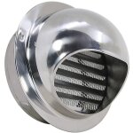 Nicoll - chapeau de ventilation atemax 100 ? finition anthracite ? avec collerette tanche ? pose facile ...