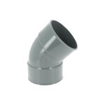 Coude 45� pvc �vacuation femelle femelle �125 - nicoll