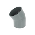 Nicoll - coude 30° pvc évacuation mâle femelle Ø125 Nicoll - coude 30° pvc évacuation mâle femelle Ø125