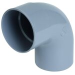 Nicoll - coude pvc 87 degr�30 (90 degr�) mf 125