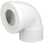 Nicoll ? coude wc 90� �100 femelle ? pvc blanc avec joint �lastom�re ? raccordement facile pour �vacuation ...
