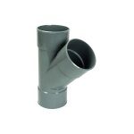 Nicoll - culotte pvc gris 45� r�duite - diam�tre 100 - 50 mm - triple embo�ture