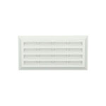 Nicoll ? grille a�ration rectangulaire 129x258 mm ? moustiquaire int�gr�e ? installation � sceller ? ...