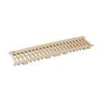 Nicoll - grille pvc sable 500 x 130 mm connecto classe a15 Nicoll - grille pvc sable 500 x 130 mm connecto classe a15