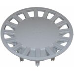 Nicoll - grille pour siphon de cours 250x250, gris clair