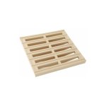 Nicoll ? grille de sol 25x25 cm en pvc ? accessoire pour siphon ? couleur sable ? pour syst�mes d'�vacuation ...