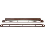 Nicoll - kit d'entree d'air aero - acoustique coloris blanc type hfg 4537 pour menuiserie
