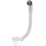 Nicoll - kit trop plein rond pour vidage �vier et lavabo