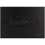 Nicoll plaque de commande 2 volumes happy support design rec noir