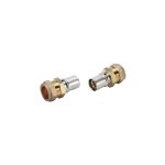 Nicoll - raccord multicouche manchon de transition fluxo  sertir 16 - cuivre compression 14