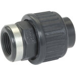 Nicoll - raccord pression pvc union 3 pi�ces femelle �32 - femelle 1' (26 / 34) � visser