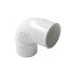 Nicoll - raccord pvc blanc coud� 87�30 - � 50 mm - simple embo�ture