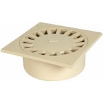 Nicoll - siphon de cour � embo�ture incorpor�e verticale m90 f80 / 100, sable