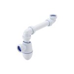 Nicoll - siphon lavabo 32 mm easyphon avec tubulure arrire dport bmt02