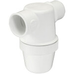 Nicoll - siphon de parcours blanc pvc - c à coller - entrée horizontale Ø32 Nicoll - siphon de parcours blanc pvc - c à coller - entrée horizontale Ø32