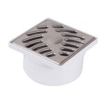 Nicoll - siphonnette �40 / 50 grille inox 10x10